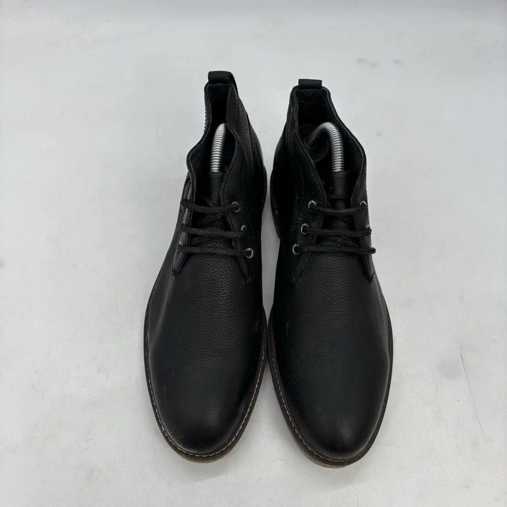 Gordon Rush Hayes Shoes Mens 8.5 Black Suede Lace Up Boots Casual Dress $199